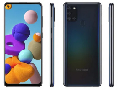 Смартфон Samsung Galaxy A21s 4/64GB Black