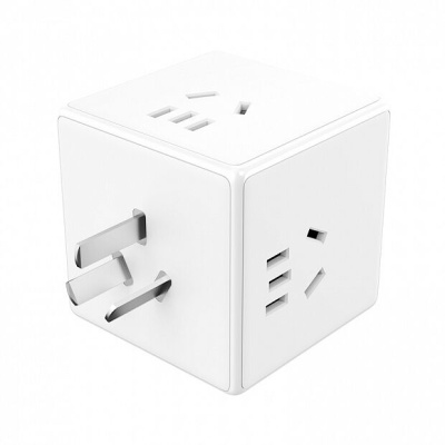 Сетевая зарядка Xiaomi Mijia Rubiks Cube Converter Wireless Edition (MJZHQ3-01QM), белый