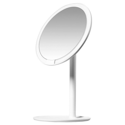 Зеркало косметическое настольное Xiaomi Amiro Lux High Color (AML004W) с подсветкой. Белый