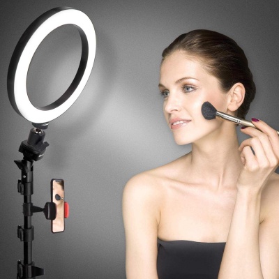Светодиодная кольцевая лампа Ring Fill Light 26 см со штативом 2,1м