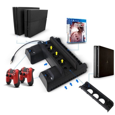 Dobe Подставка Multifunctional Cooling Stand для PlayStation 4 Pro/Slim (TP4-882) черный