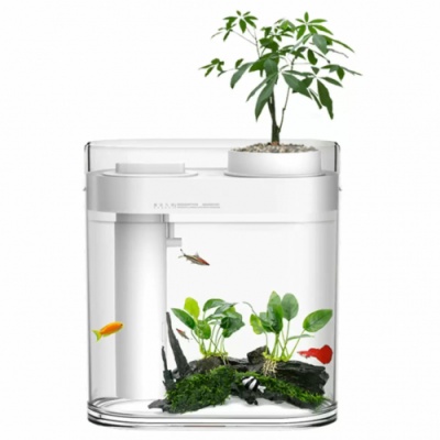 Аквариум Xiaomi Geometry Amphibious Ecological Lazy Fish Tank Aqua Farm (HF-JHYGQC001)